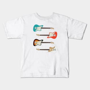 Offset Style Electric Guitar Pack Kids T-Shirt